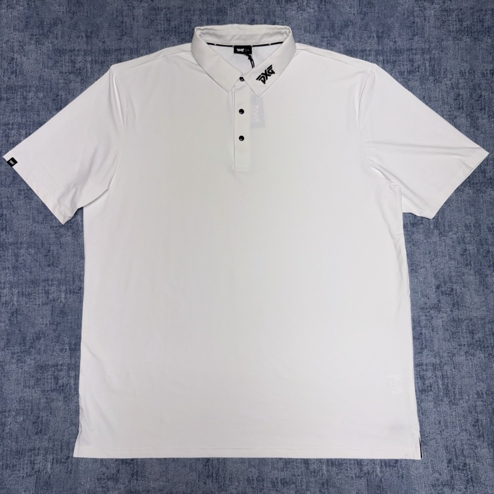 PXG White White polo shirt Size XL